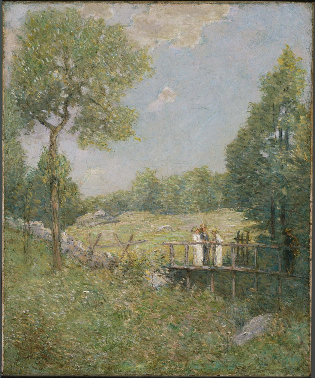 Fiskeselskapet av J. Alden Weir