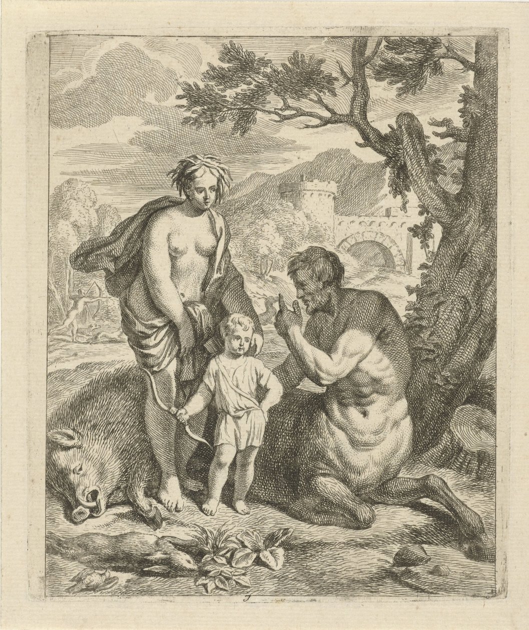Achilles undervist av Chiron Scener fra livet til Achilles (serietittel) Vitam et mortem achilli (serietittel) av J. Alexander Janssens