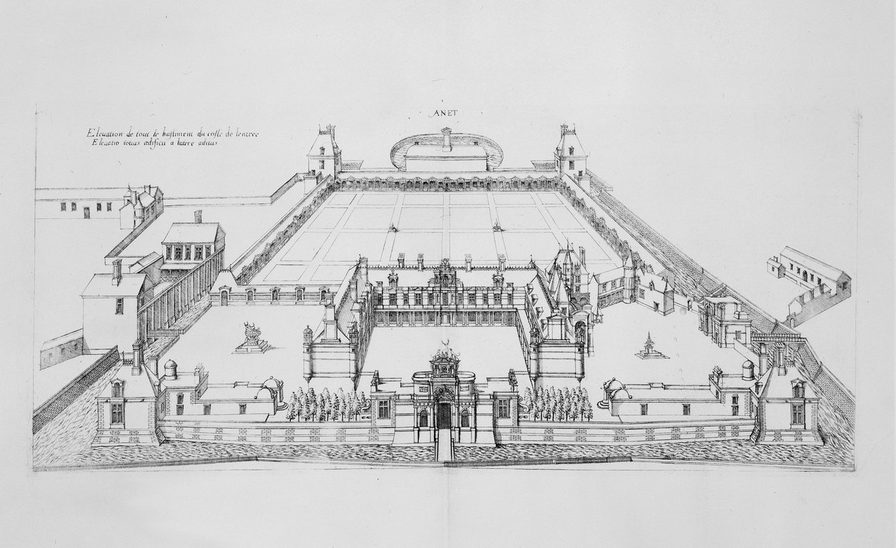 Chateau d'Anet av J. Androuet  Ducerceau