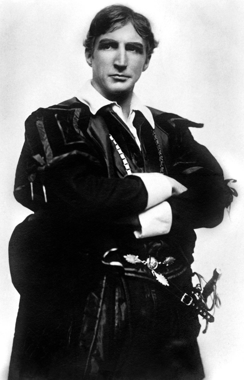 Jerrold Robertshaw 1866-1941, engelsk skuespiller, tidlig på 1900-tallet. av J. Beagles and Co.