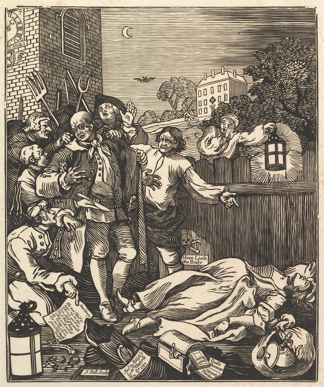 Grusomhet i perfeksjon, 1790. av J Bell