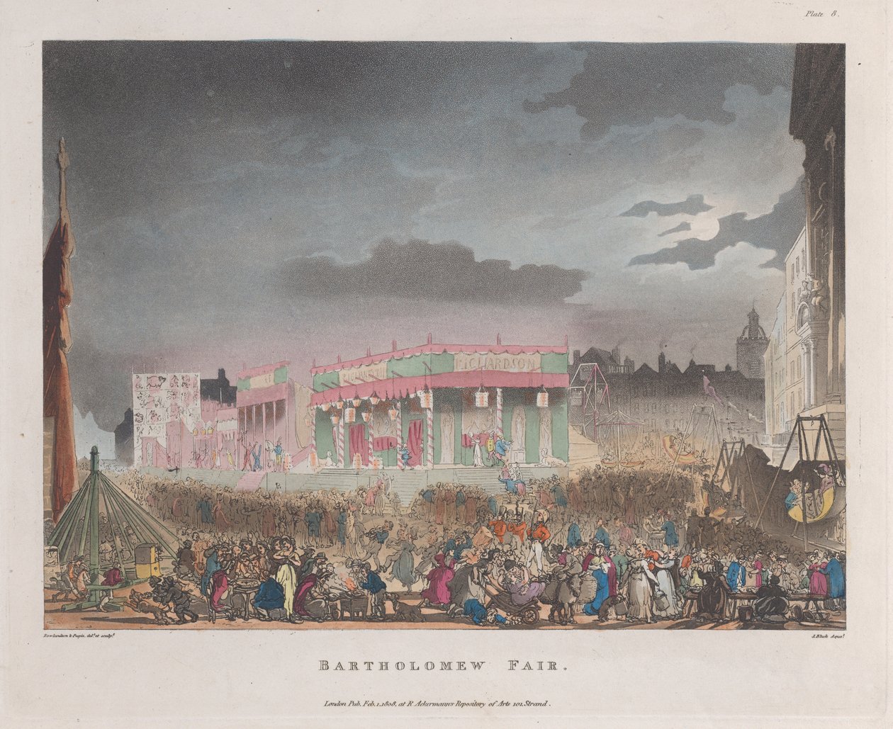 Bartholomew-messen, 1. februar 1808., 1. februar 1808. av J. Bluck