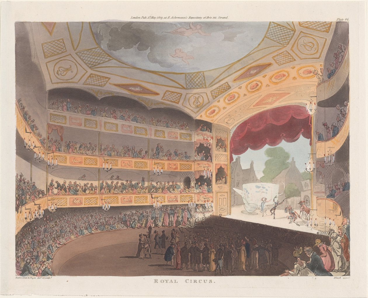 Royal Circus, 1. mai 1809., 1. mai 1809. av J. Bluck