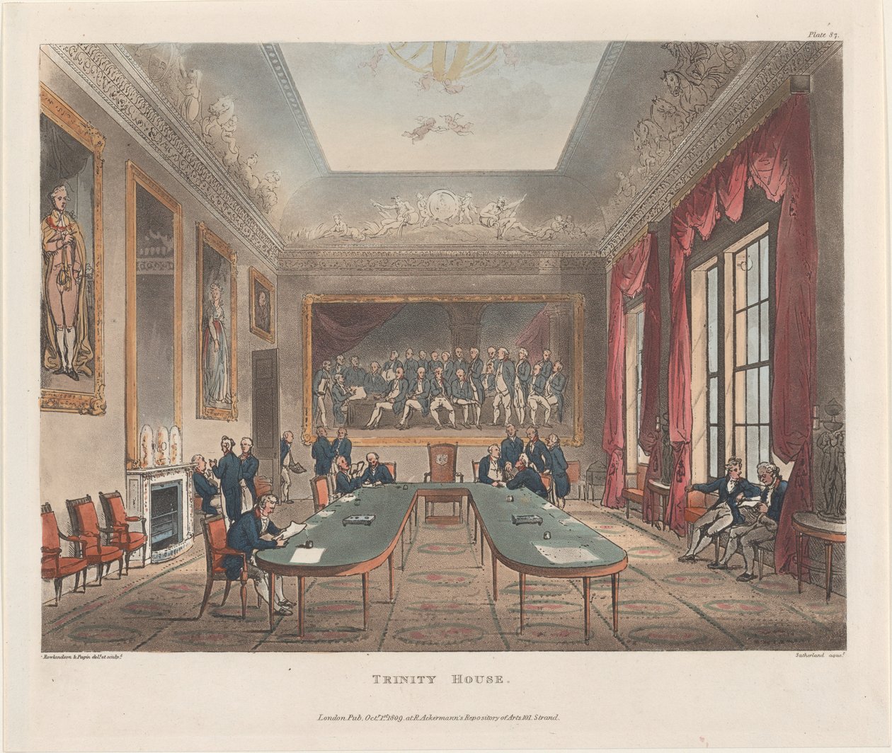 Trinity House, 1. oktober 1809., 1. oktober 1809. av J. Bluck