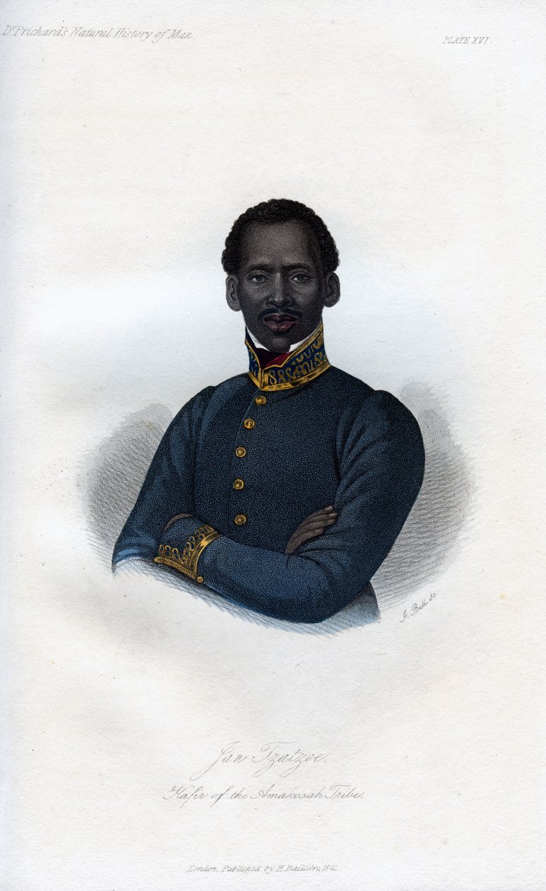 Jan Tzatzoe, Kafir fra Amakosah-stammen, 1848. av J. Bull