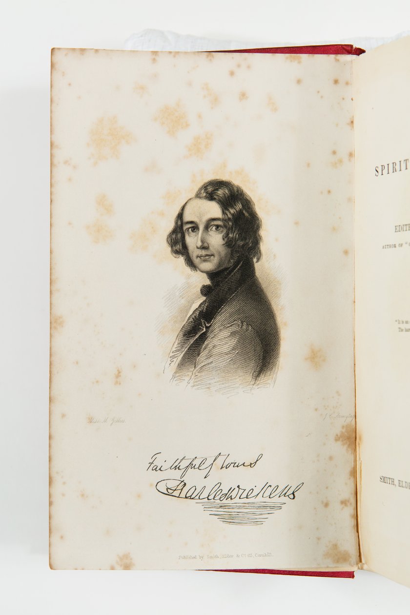 Gravering av Charles Dickens i A New Spirit of the Age 1844 (gravering) av J. C. Armytage