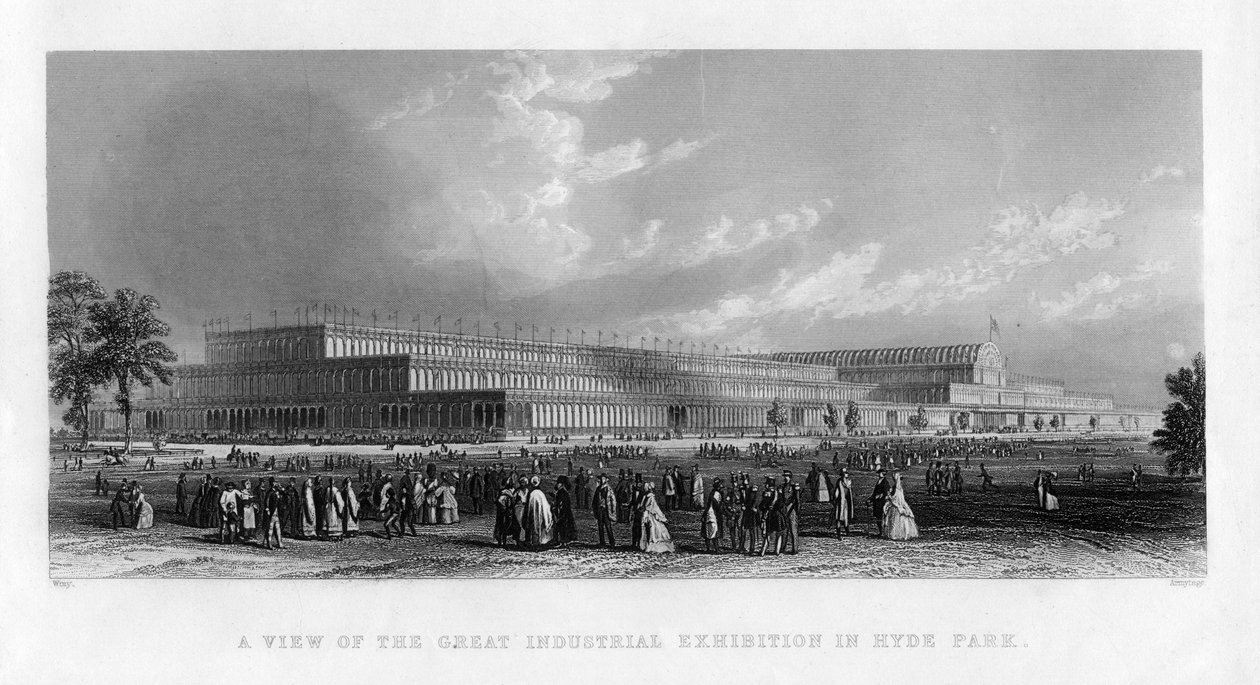 Den store utstillingen, Hyde Park, London, 1851. av J. C. Armytage
