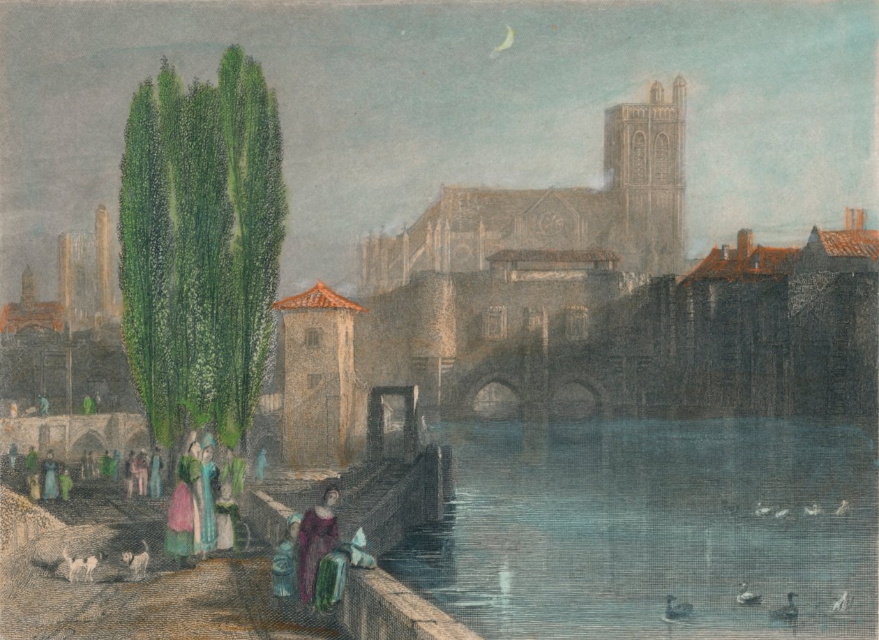 Troyes, c1833, midten av slutten av 1800-tallet. av J. C. Armytage