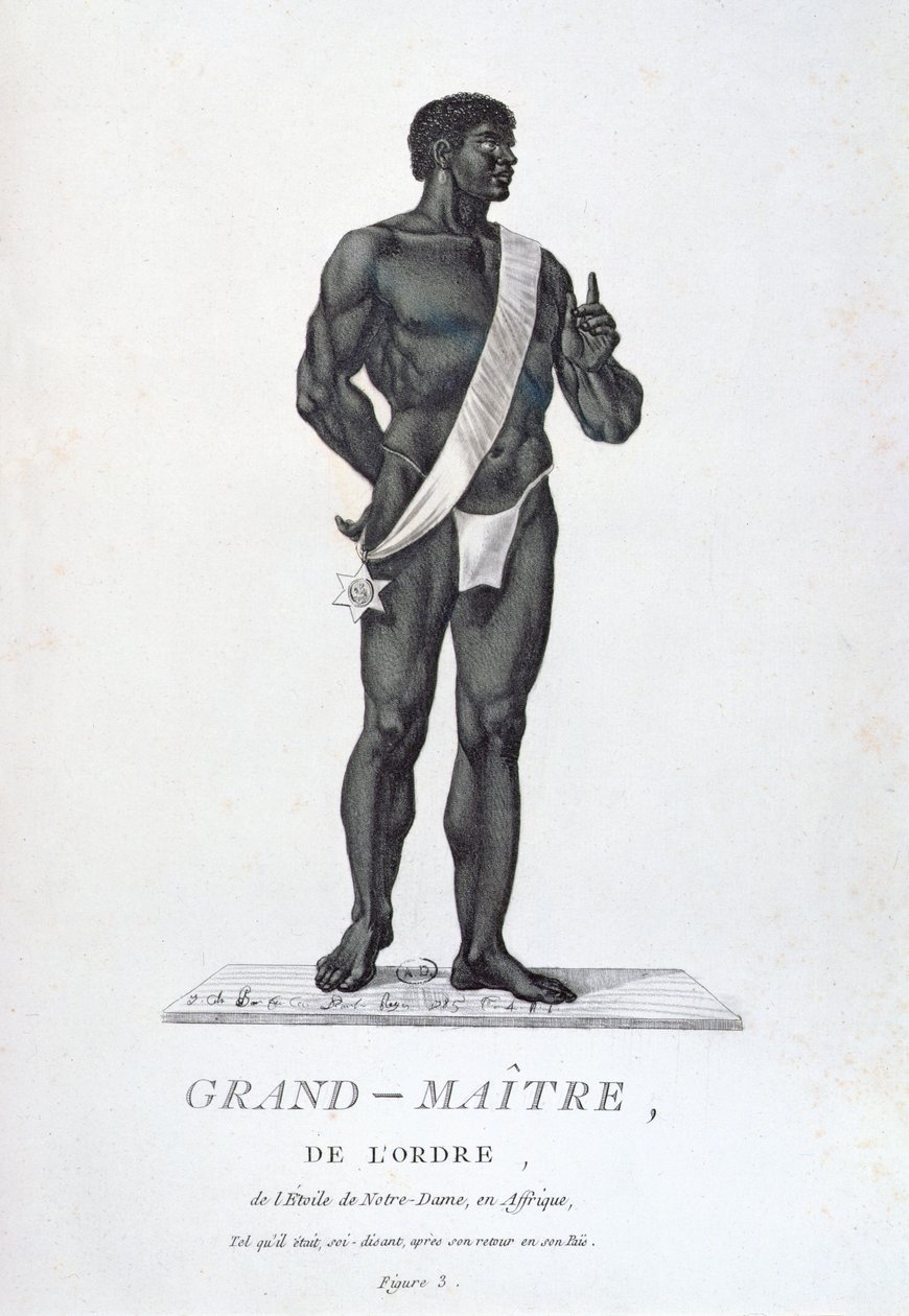 Stormester av ordenen til Notre-Dame-stjernen, i drakten til sitt land, fra 'Recueil de Tous Les Costumes des Orders Religieux et Militaires', utgitt 1785 av J. C. Bar