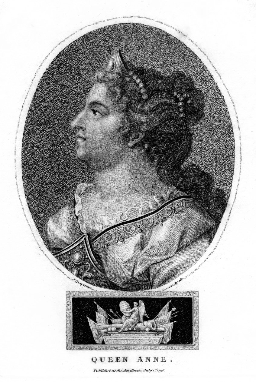 Anne av Storbritannia, 1796. av J. Chapman