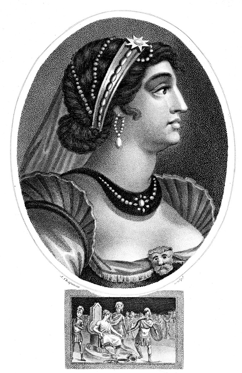Cleopatra, dronning av Egypt, 1804. av J. Chapman