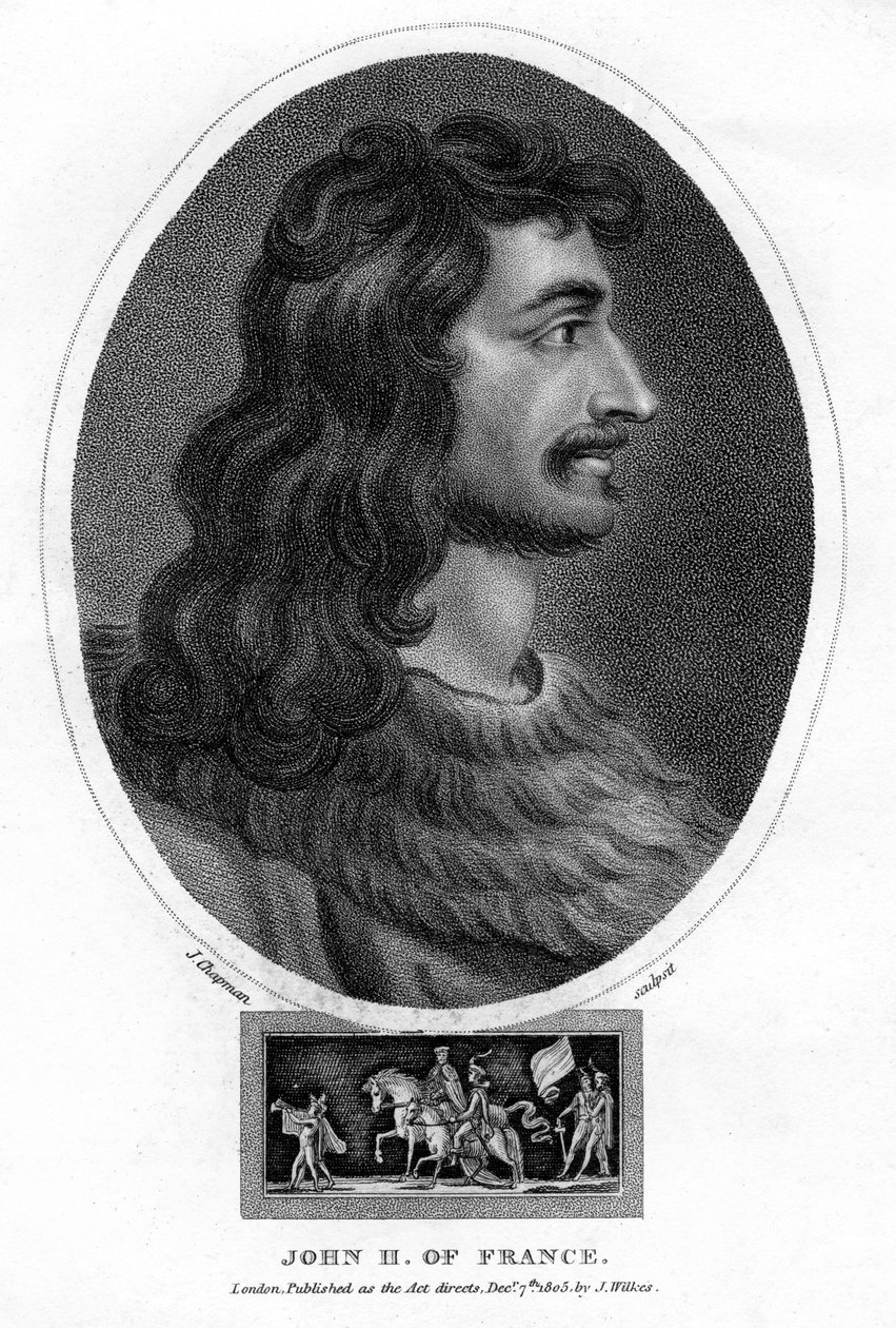 John II, konge av Frankrike, 1805. av J. Chapman