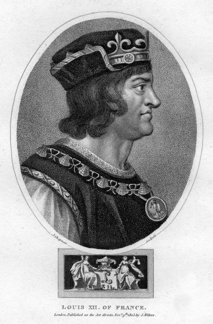 Ludvig XII, konge av Frankrike, 1805. av J. Chapman
