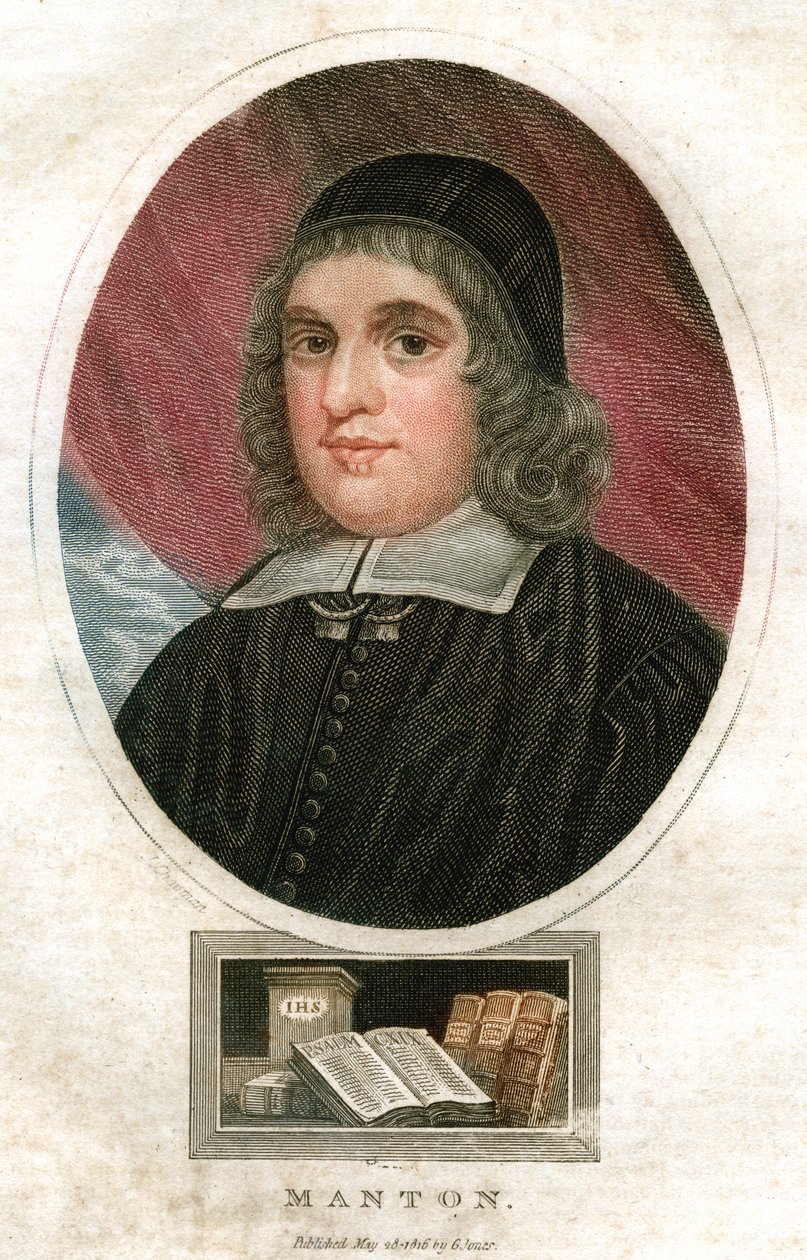 Thomas Manton, puritansk prest, 1816 av J. Chapman