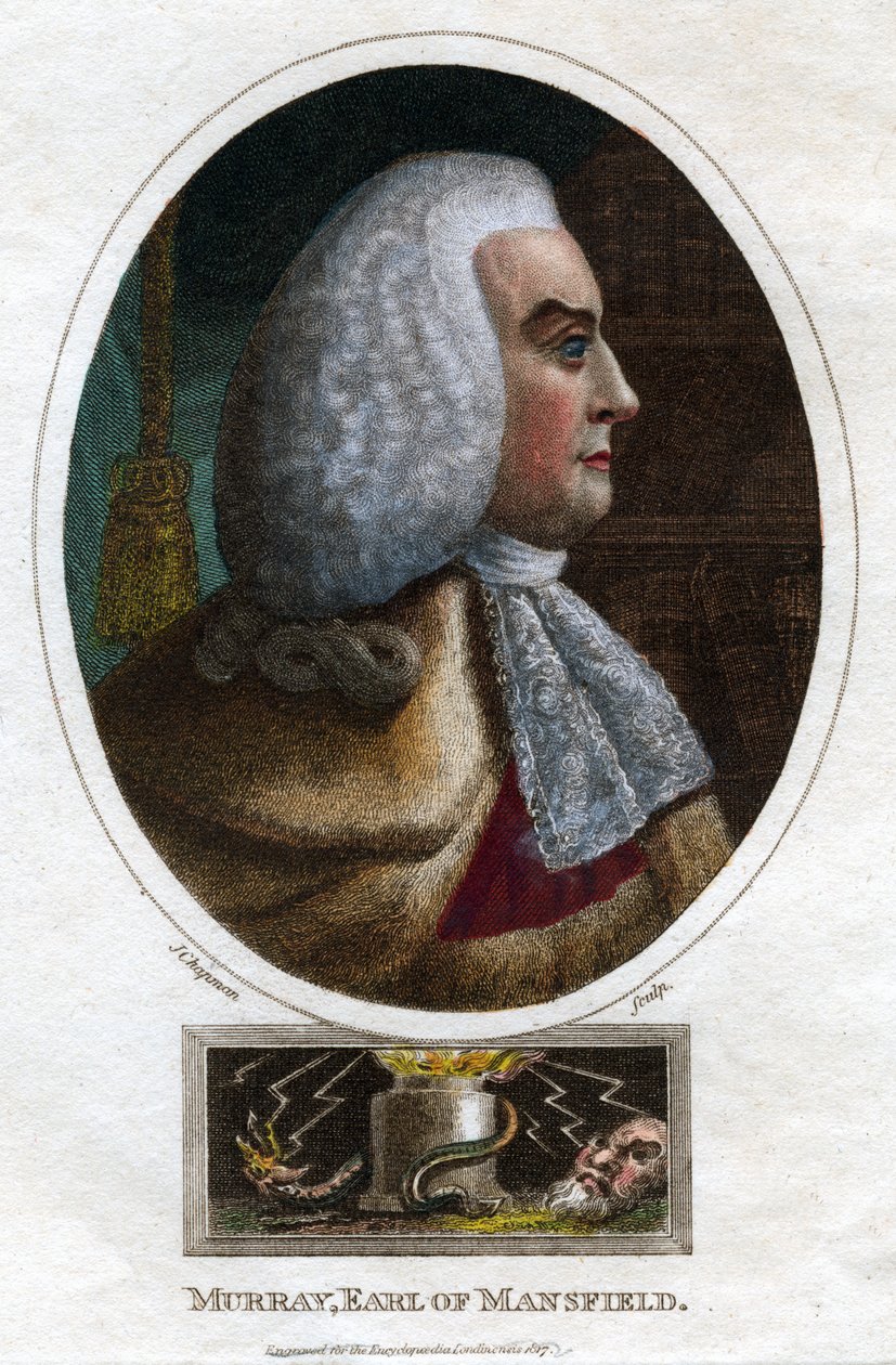 William Murray, 1. jarl av Mansfield, 1817. av J. Chapman