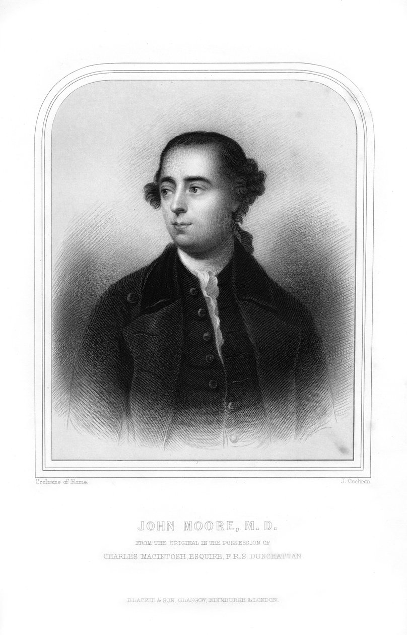 John Moore , skotsk lege og forfatter, 1870. av J. Cochran