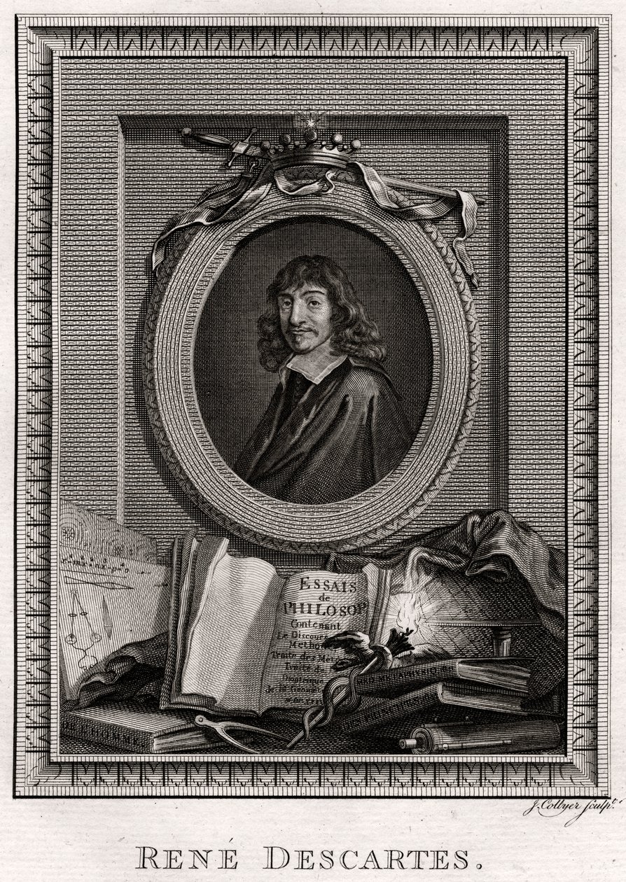Rene Descartes, 1775 av J. Collyer