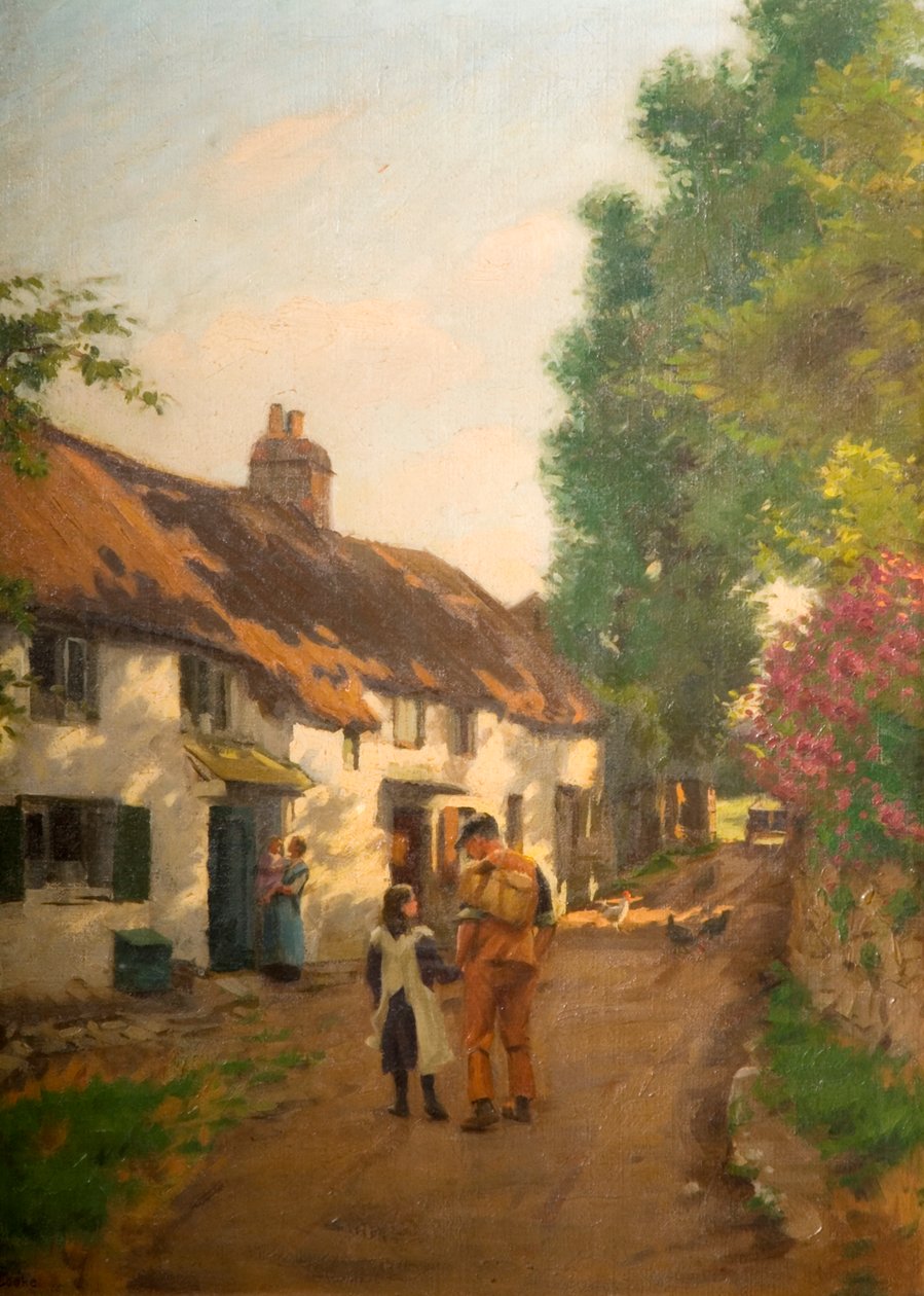 Home Along (Dashpers Lane, Brixham, Devon) av J. Cooke