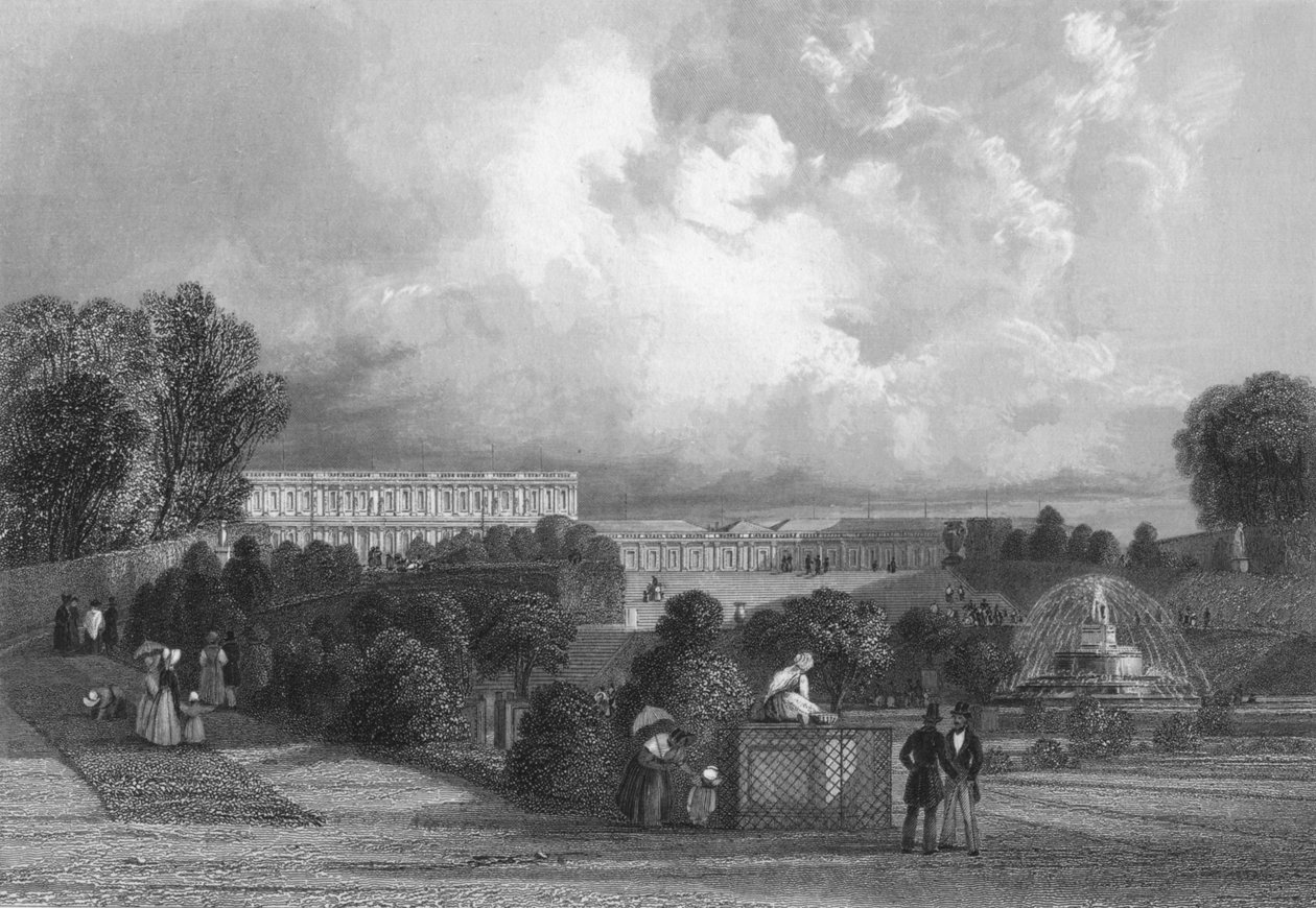 Hagen i Versailles, 1839 av J. Davis