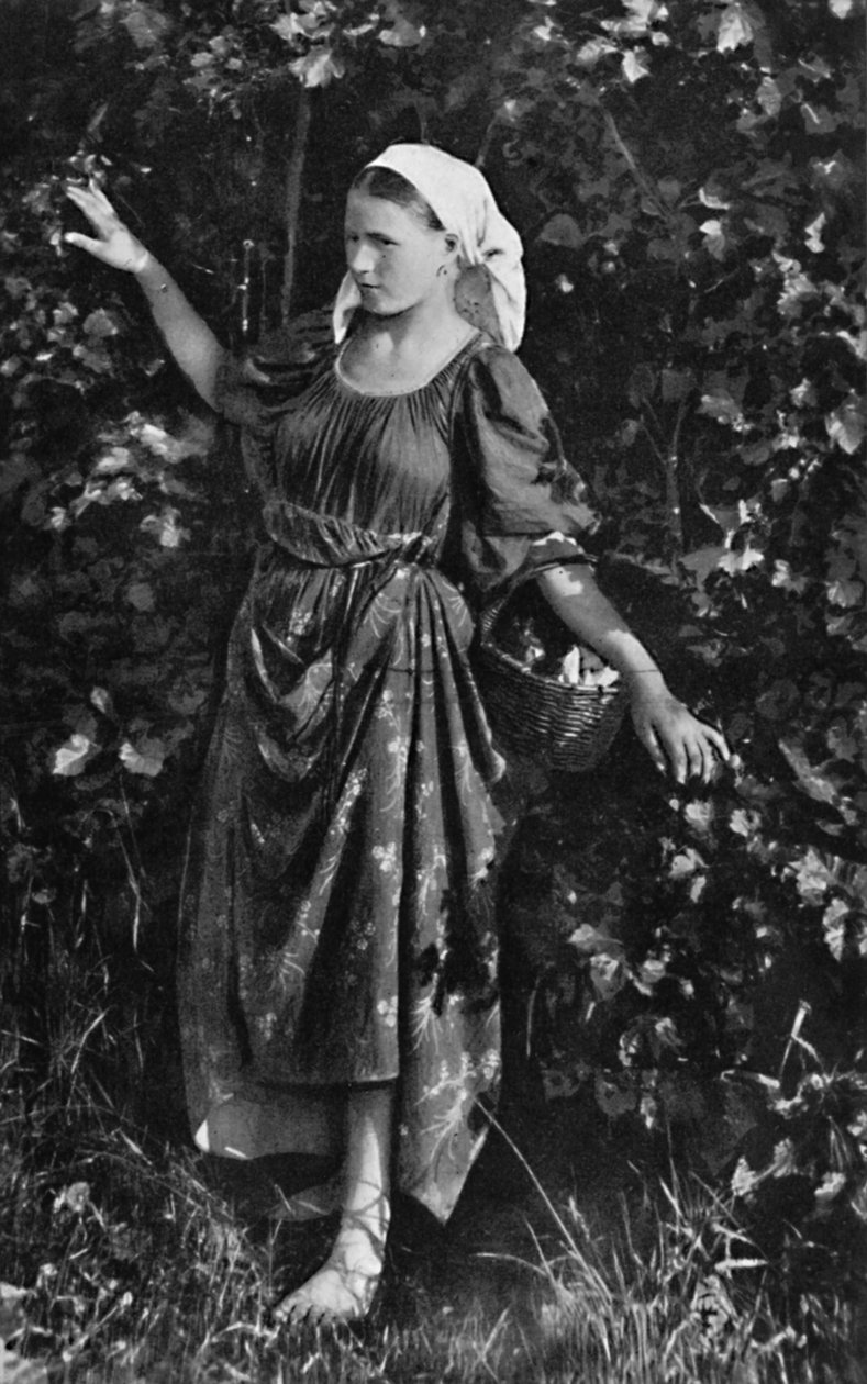 En russisk bondepike, 1912 av J. Daziaro