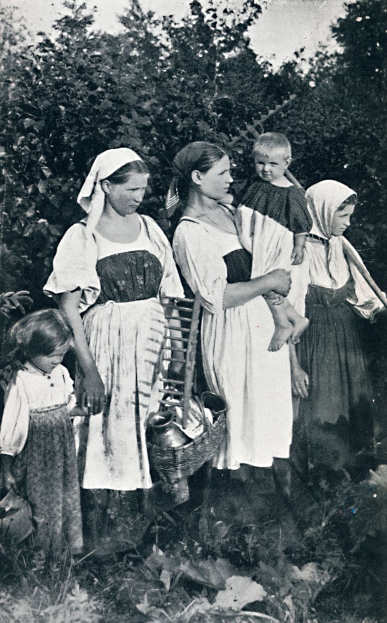 Bondetyper av Stor-Russland, 1912 av J. Daziaro