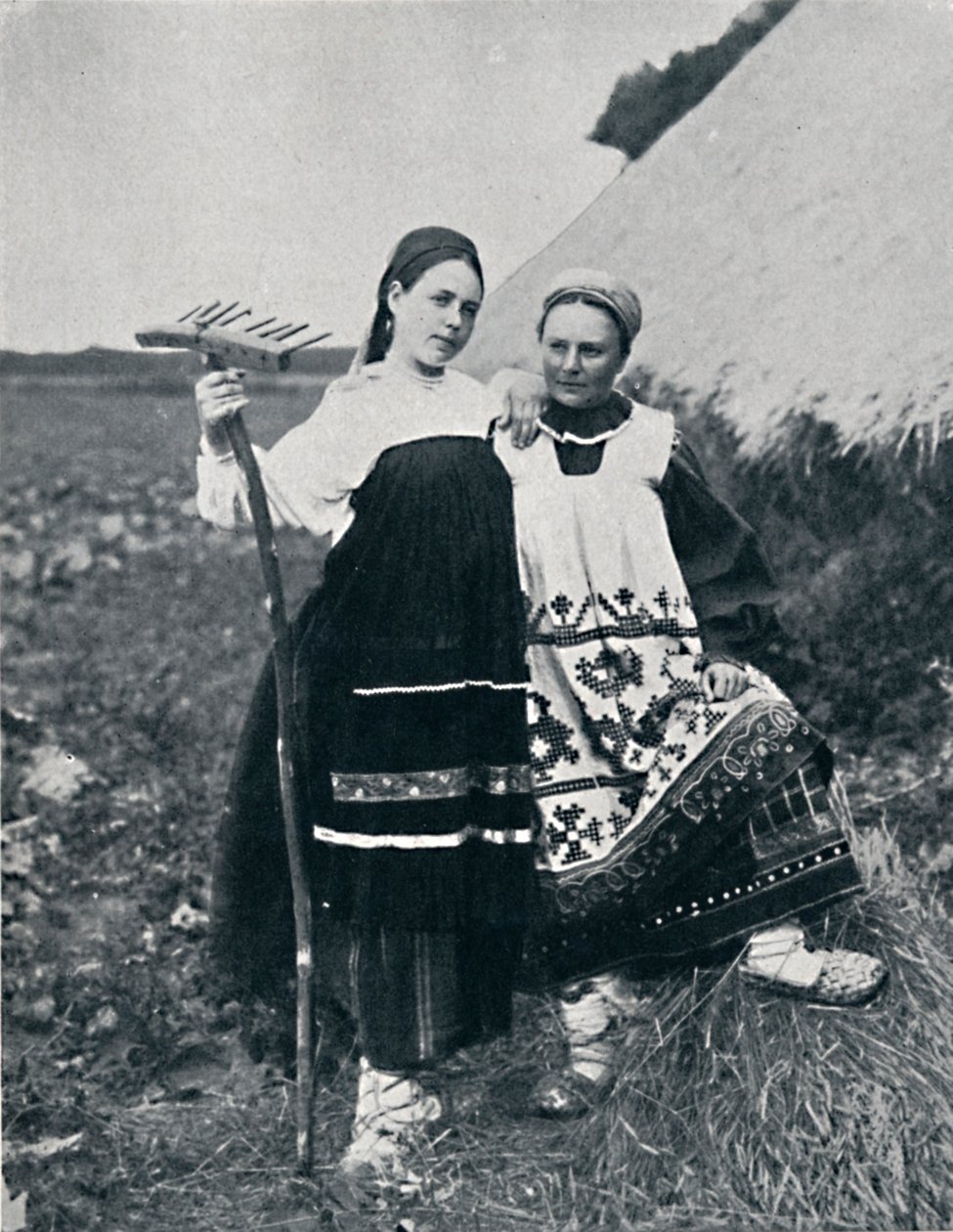 To kvinner fra Ryazan, Sentral-Russland, 1912 av J. Daziaro
