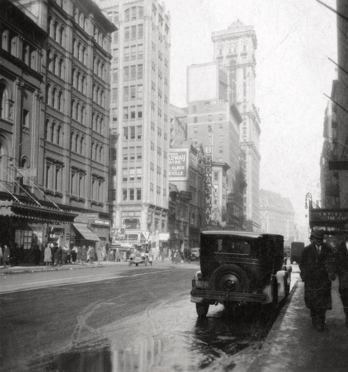Broadway and the Times Building, New York City, USA, 1900-tallet av J. Dearden Holmes