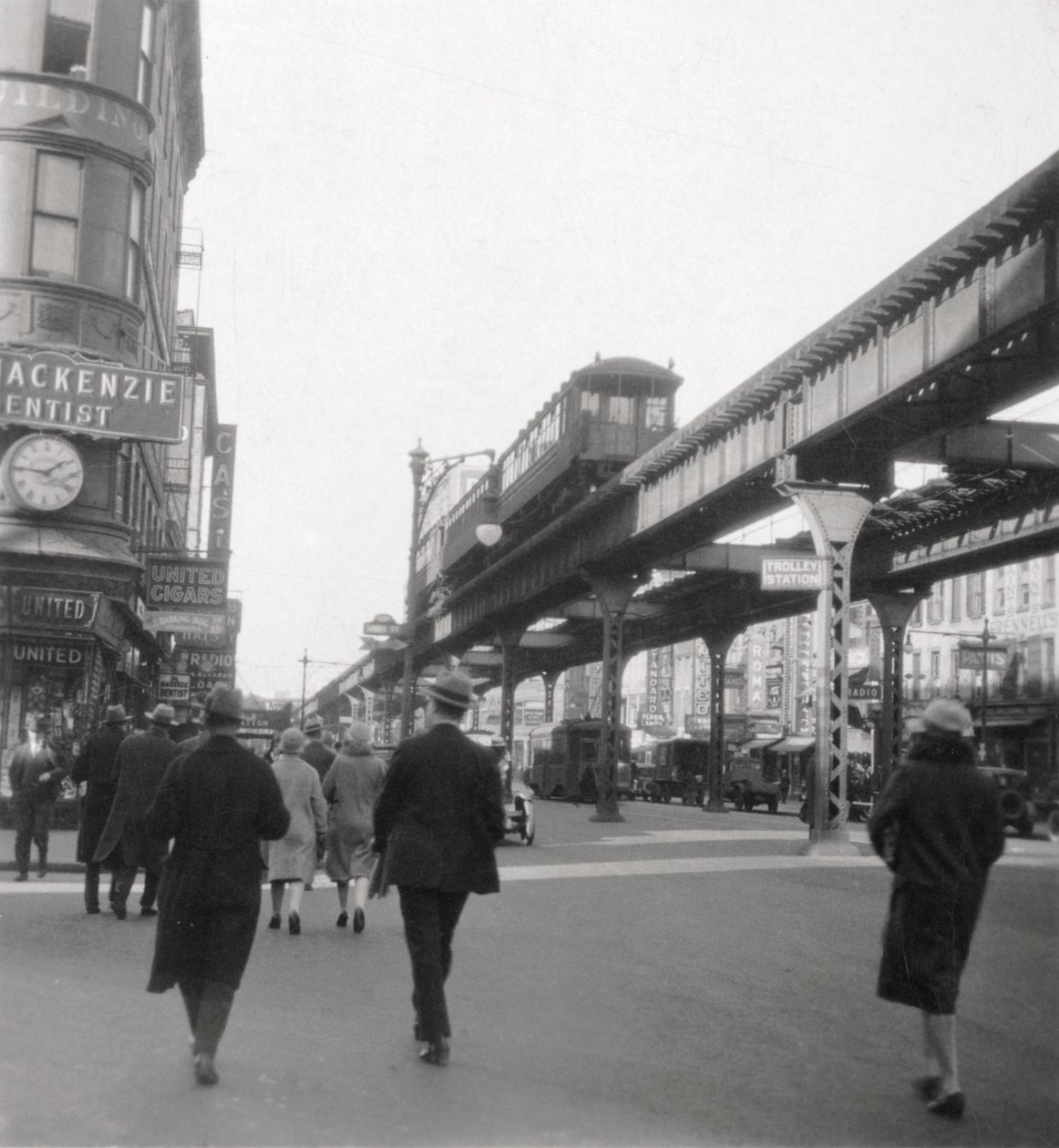 Flatbush Avenue, New York City, USA, 1900-tallet av J. Dearden Holmes
