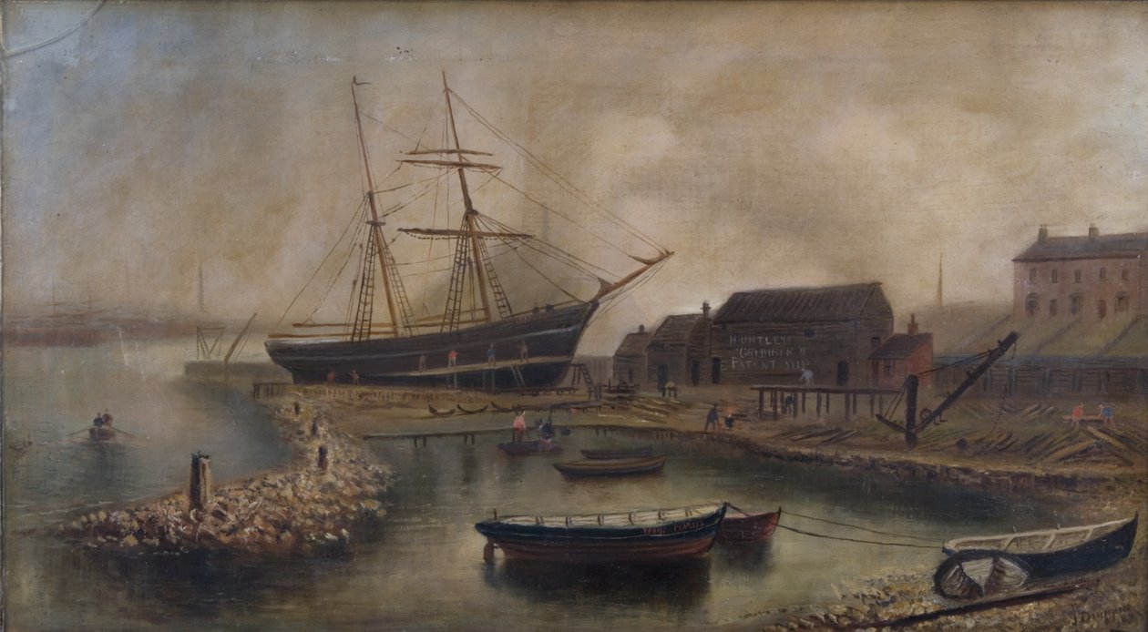 Huntleys Repair Yard, ca. 1888 av J. Duggan