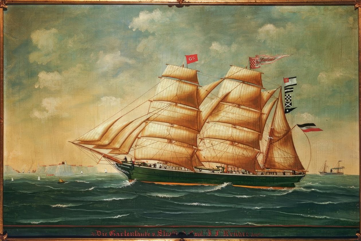 Stralsunds lysthus, kapt. J.F. Kruger av J. F. Krüger