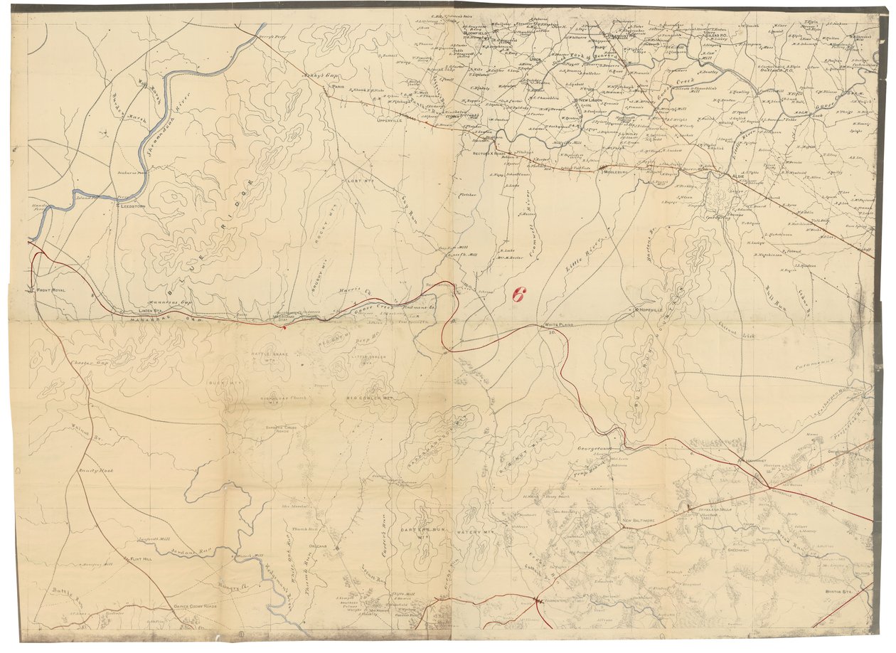 [Sentral Virginia] av J. F.; Schedler United States. Army. Corps Of Topographical Engineers; Gedney