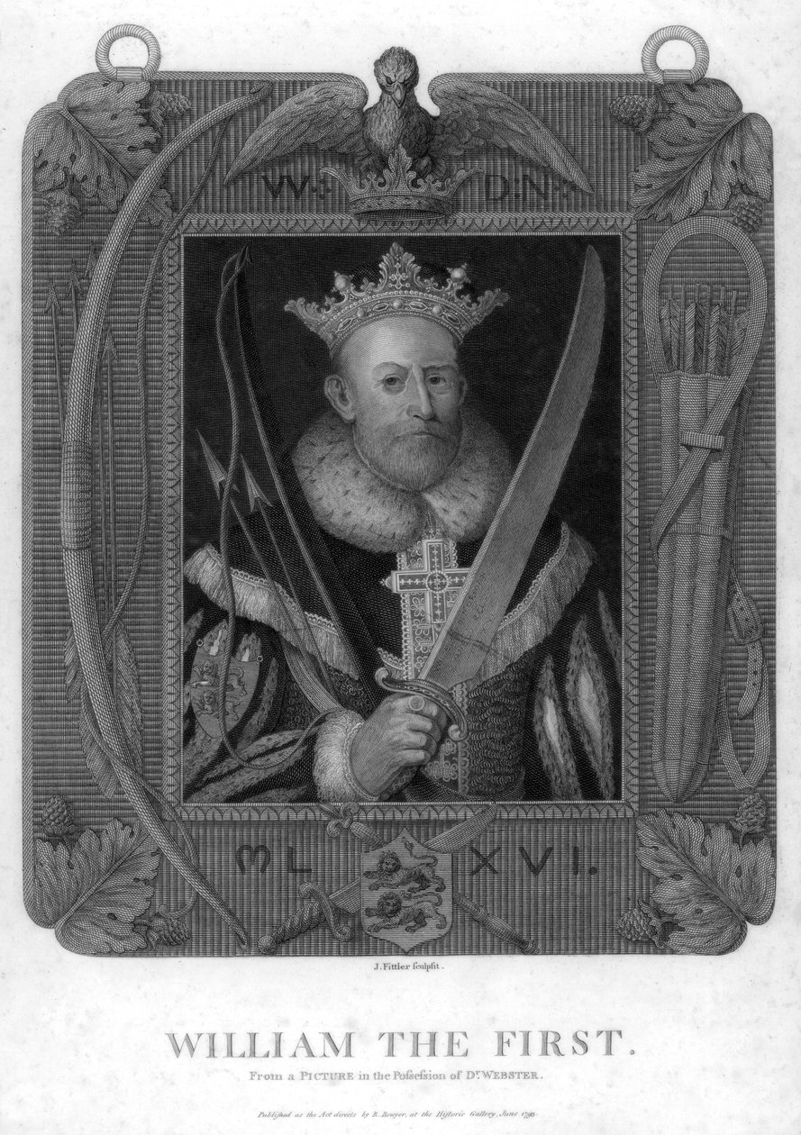 William I, konge av England, 1793. av J. Fittler
