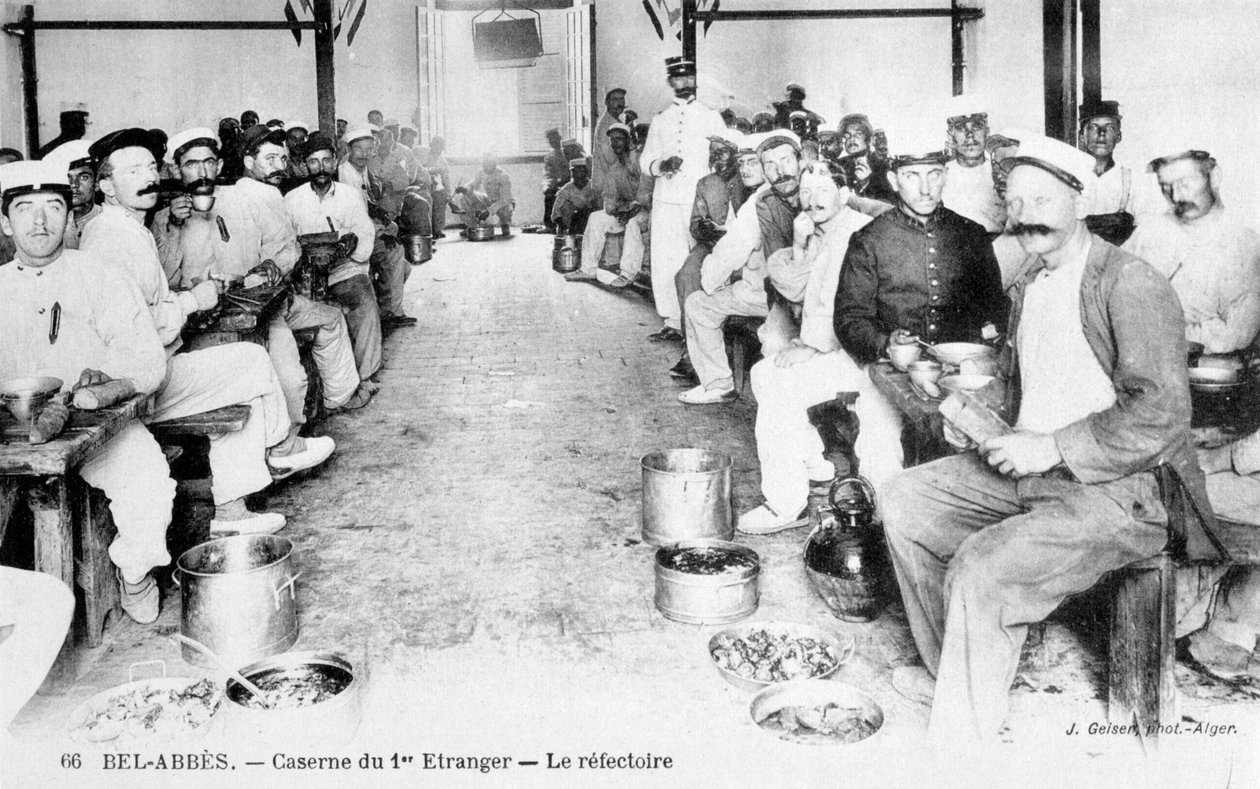 Fransk fremmedlegion, Sidi Bel Abbes, Algerie, 1910. av J. Geiser