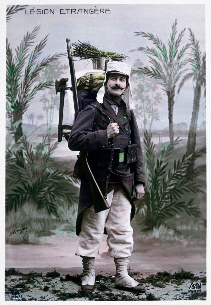 Fransk fremmedlegionær, ca 1900. av J. Geiser