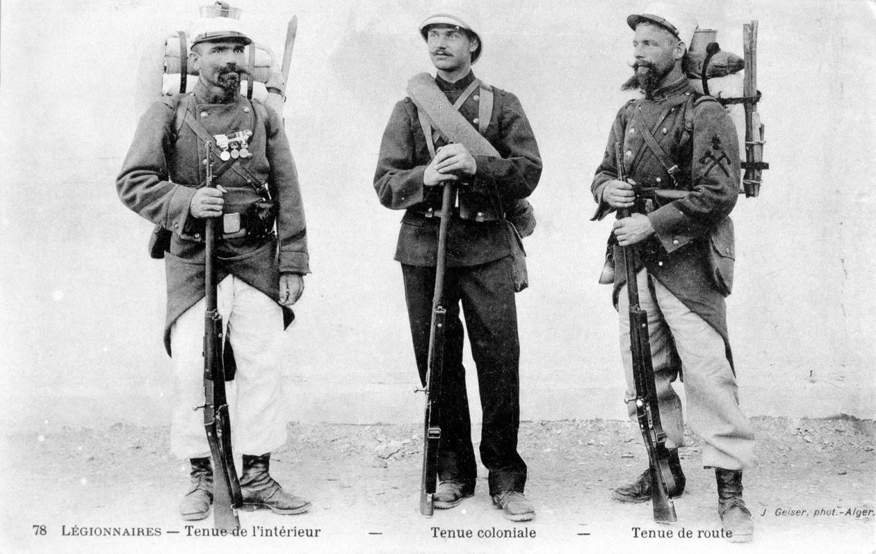 Legionærer, Algerie, 1900-tallet av J. Geiser