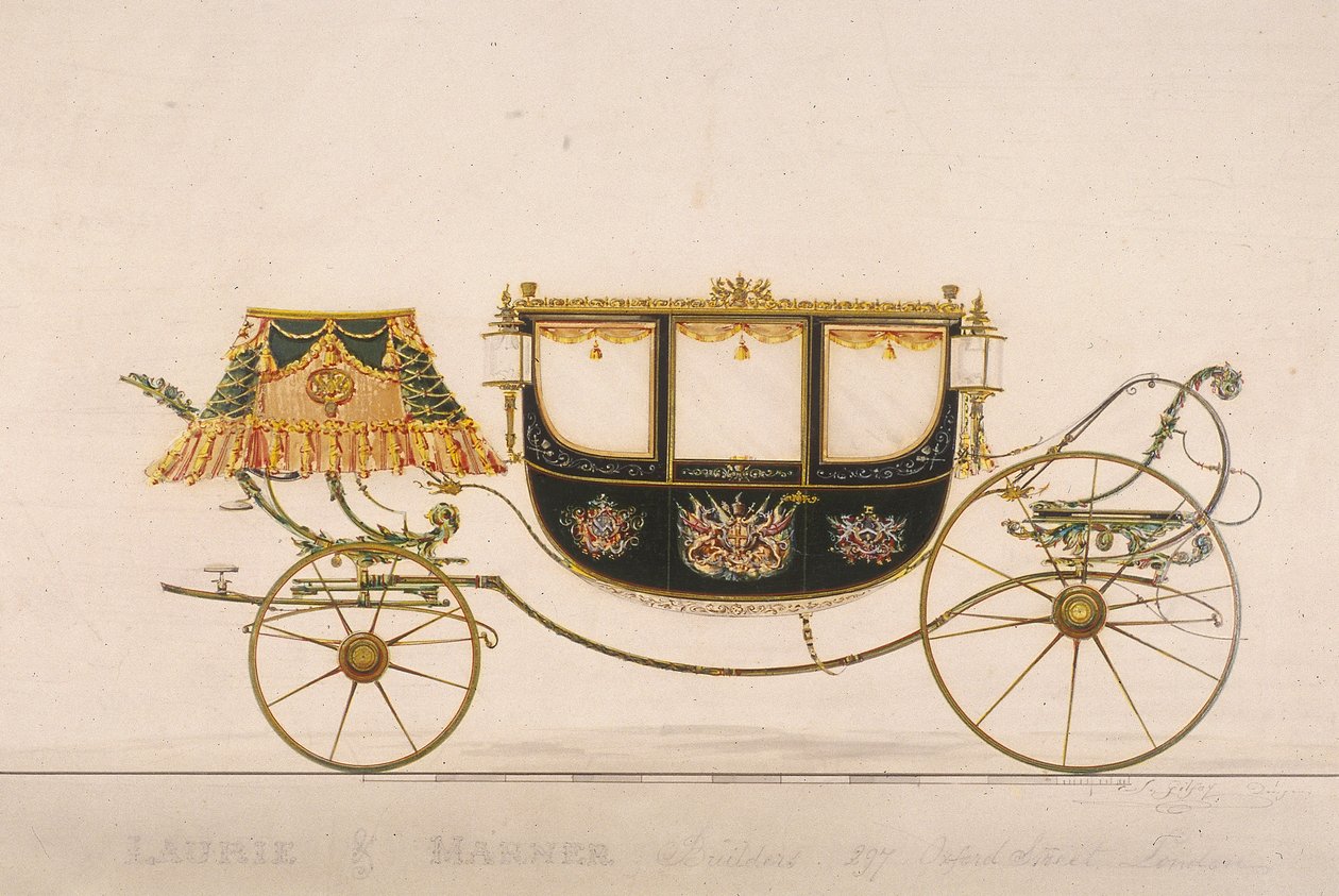 Borgervogn av Lord Mayor William Hunter, 1851 av J Gilfoy