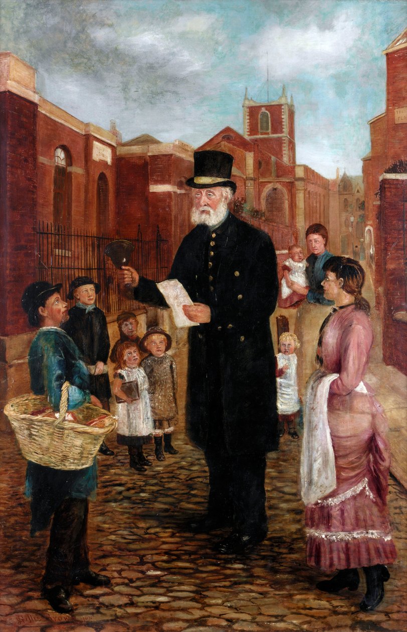Tommy Sanderson, Town Crier, 1884 av J. Gillis Brown