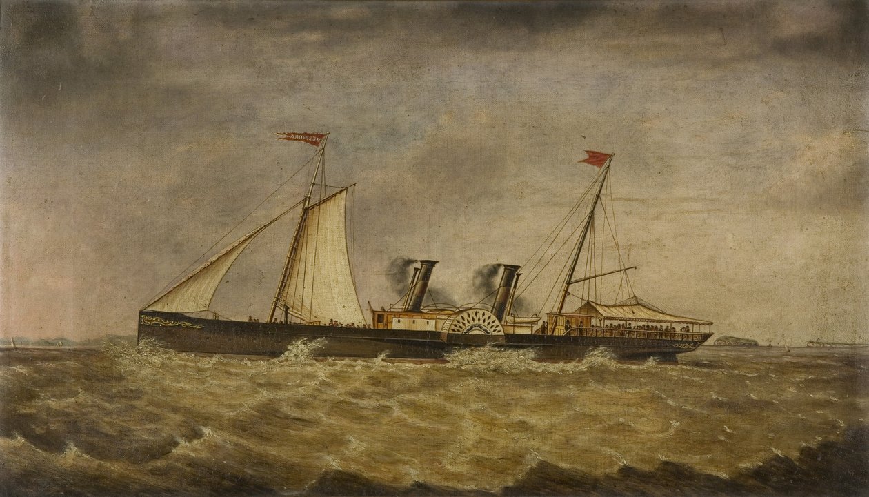 Old Bristol Paddle Pleasure Steamer 