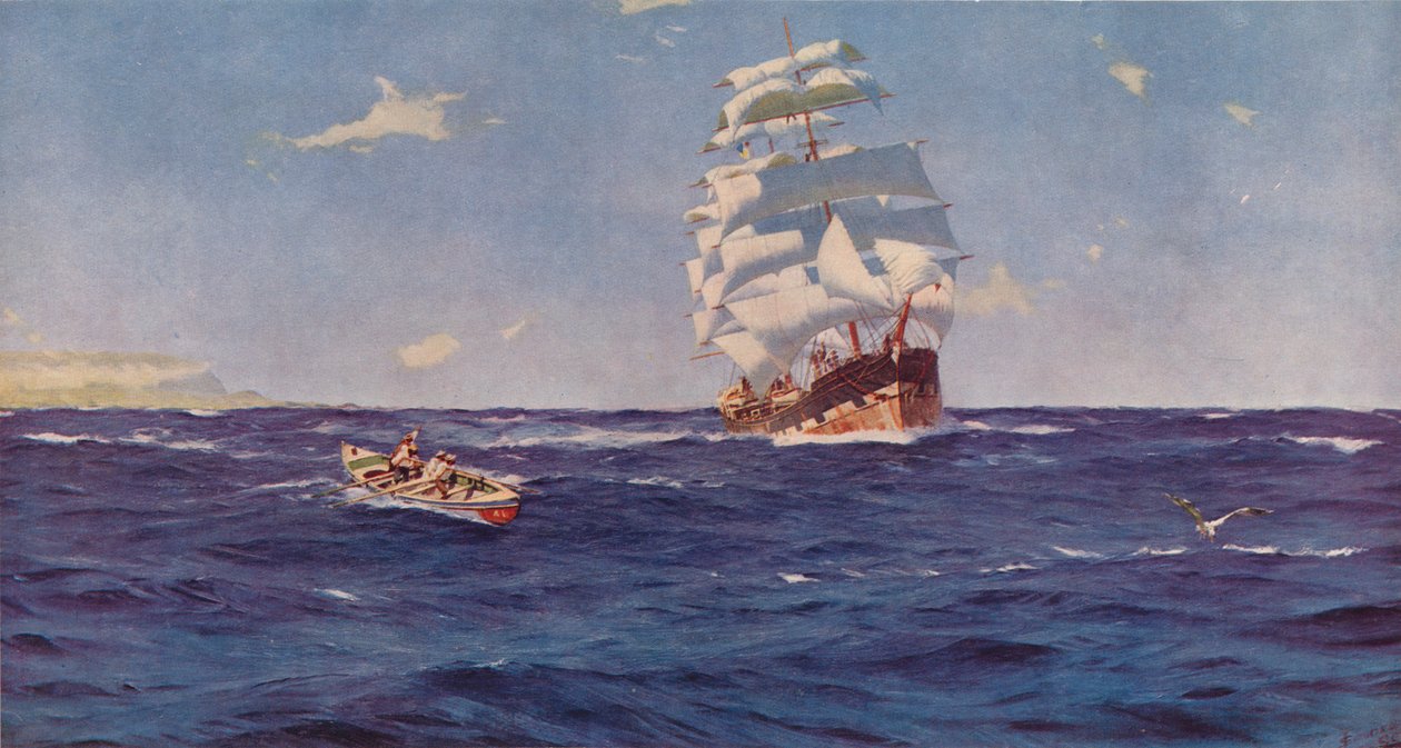 Utenfor Valparaiso, 1899, 1938 av J Greig Pirie