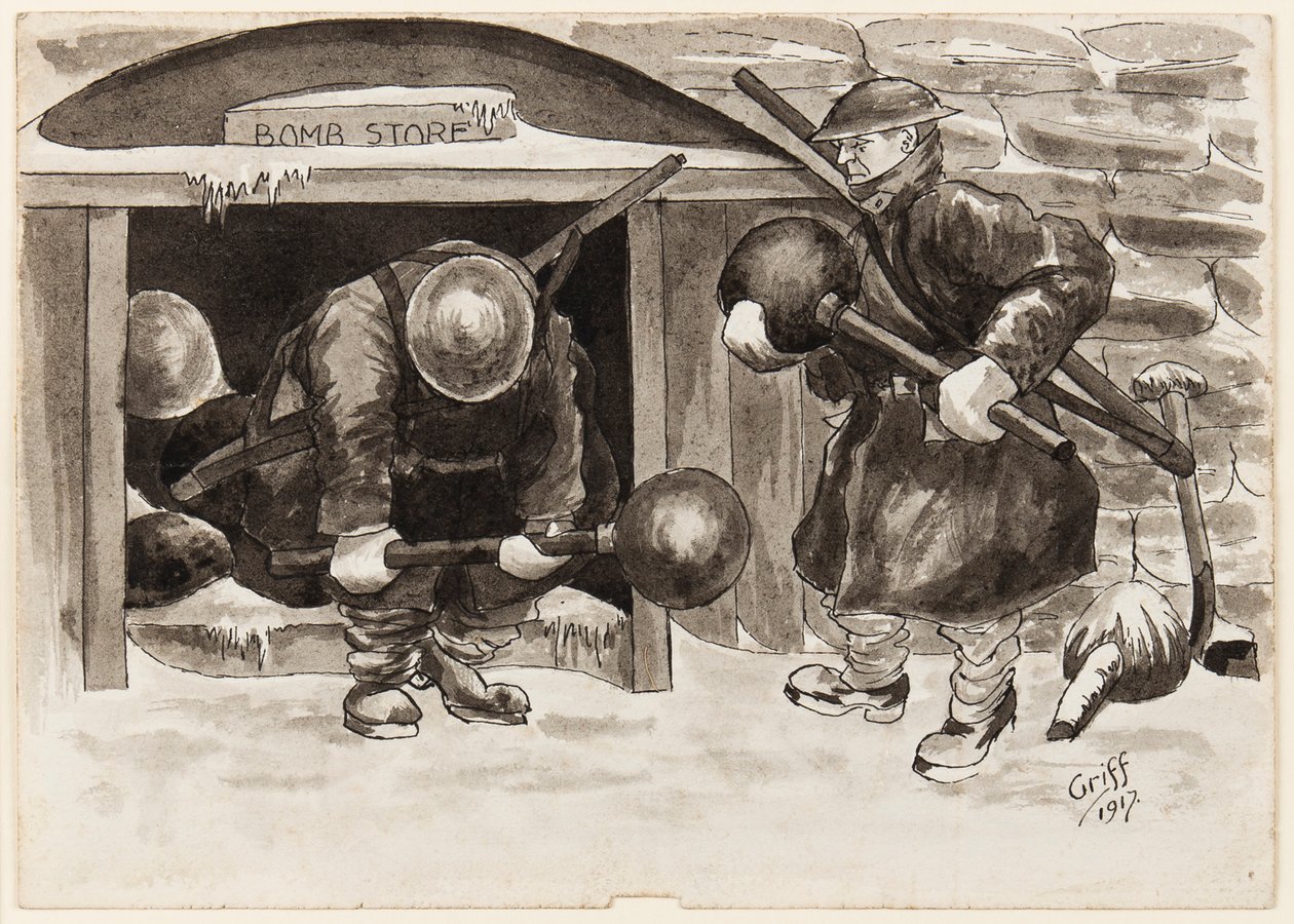«De fortalte oss at krigen ville være over til jul, et «før vi bærer» pudder for Fritz i stedet for å bære vår egen på «ome» av J. Griffiths