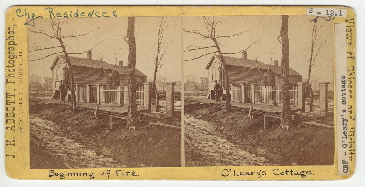 Fru OLearys Cottage, 1871 av J. H. Abbott