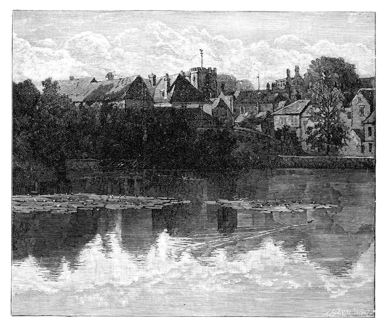 Fødestedet til Richard Cobden, Midhurst, Sussex. av J Harmsworth