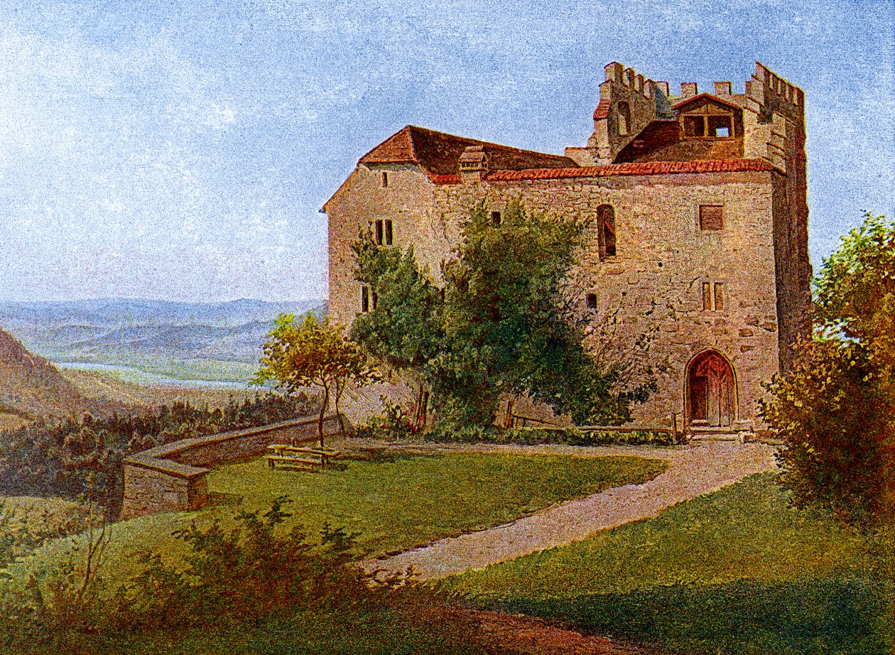 Habsburg Castle, nær Aargau, Sveits, 1902-1903. av J Lange