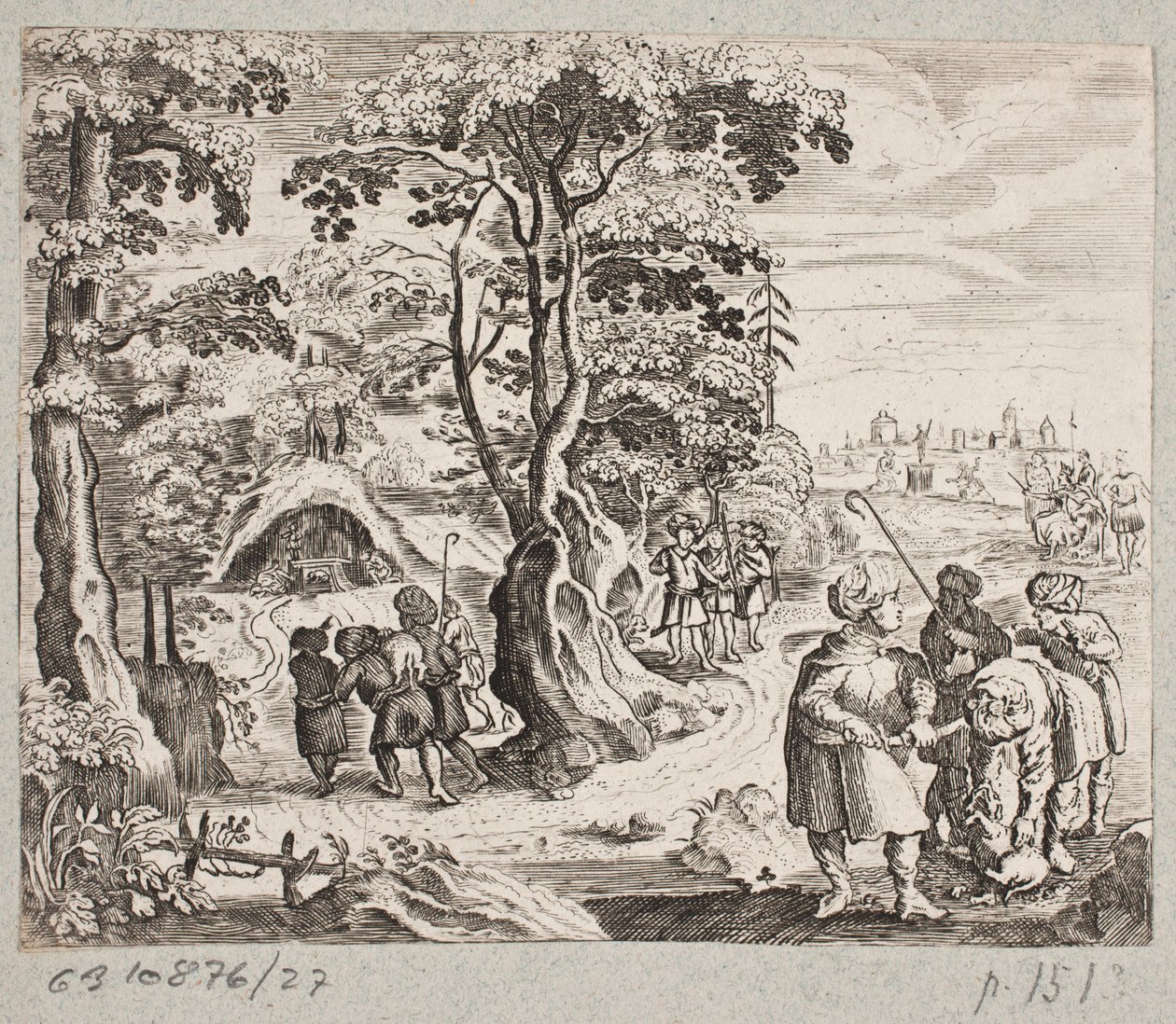 Illustrasjon til Adam Olearius, "Persisk Rosenthal av en genial poet Schich Saadi […]", Schleswig 1660 av J. Muller
