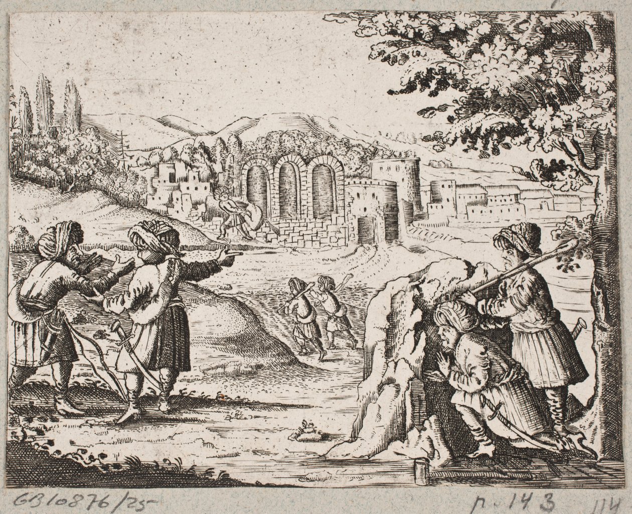 Illustrasjon til Adam Olearius, "Persisk Rosenthal av en genial poet Schich Saadi […]", Schleswig 1660 av J. Muller