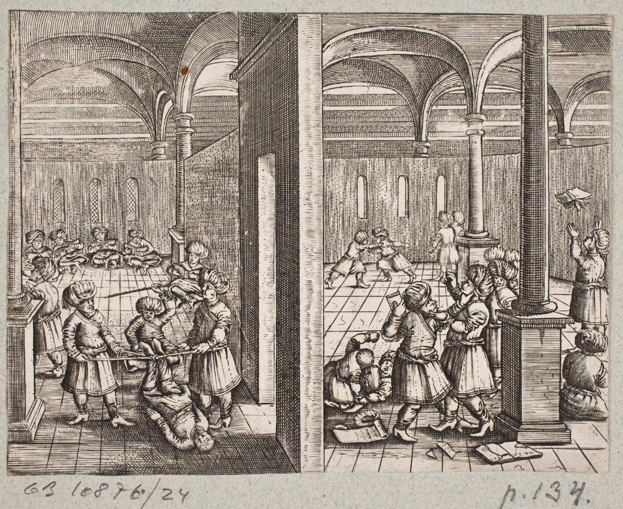Illustrasjon til Adam Olearius, "Persisk Rosenthal av en genial poet Schich Saadi […]", Schleswig 1660 av J. Muller