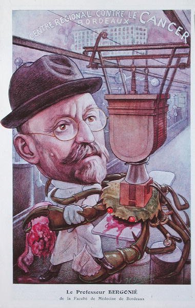 Professor Jean-Alban Bergonie (1857-1925) ved Det medisinske fakultet i Bordeaux, fra 
