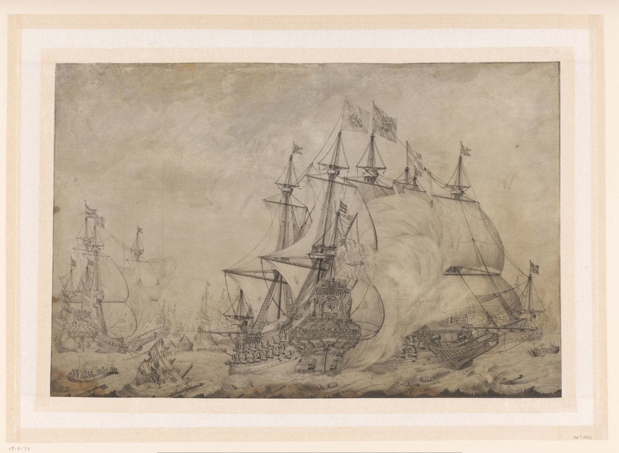 Slaget ved Terheide, 1653 av J. Plas