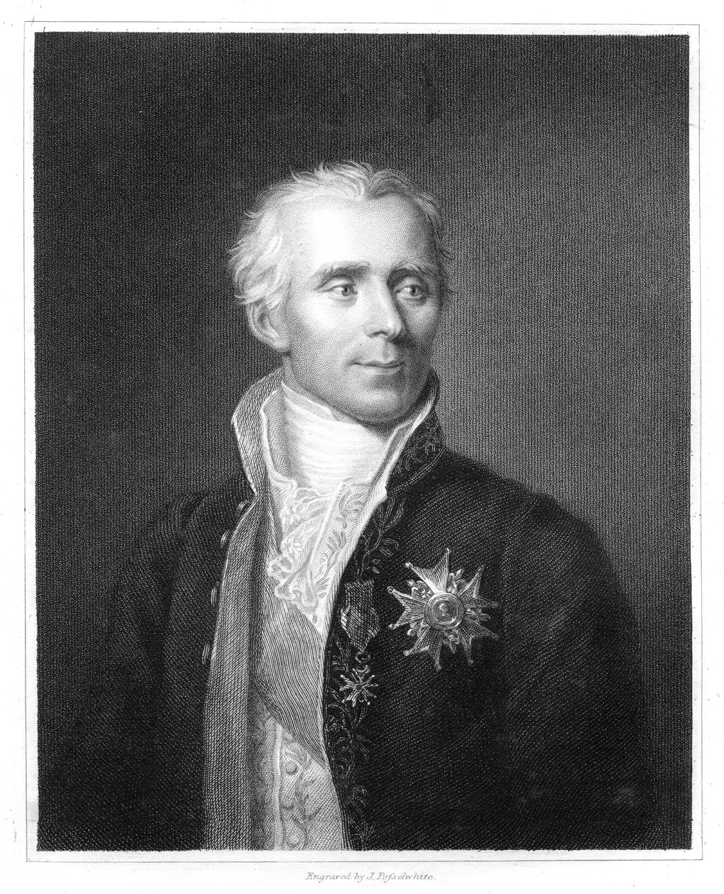 Pierre Simon Laplace , fransk matematiker og astronom, 1833. av J. Posselwhite