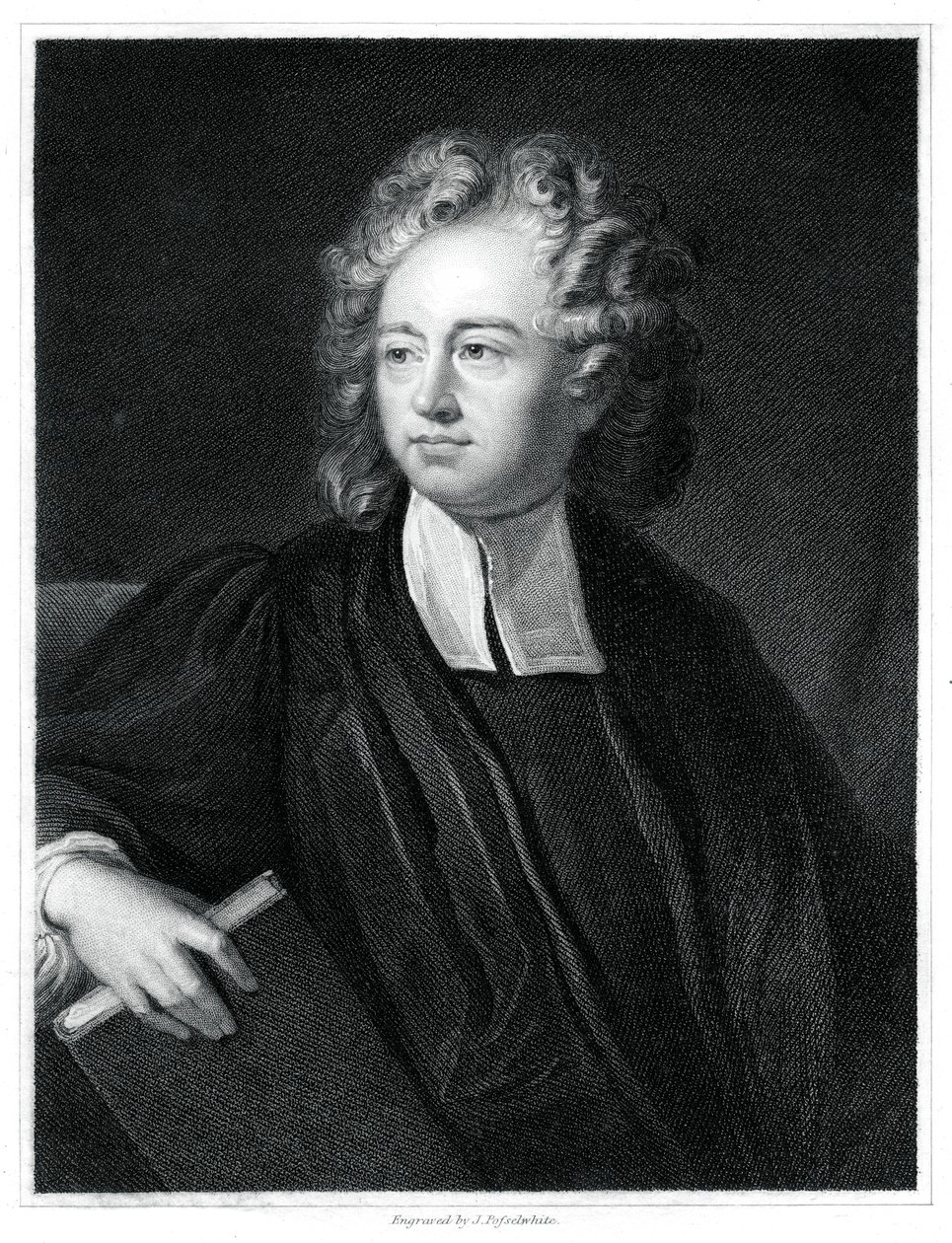 Richard Bentley , engelsk teolog, klassisk lærd og kritiker, 1834. av J. Posselwhite